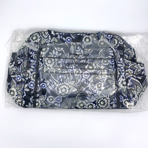 Vera Bradley Stroll Around Baby Bag in Snow Lotus - Picture 12 of 14